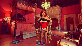 Granny Carmens Christmas In July Stick & Dick Orgasms