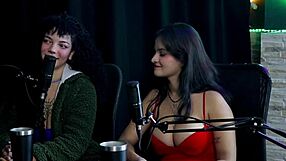 Safada performs sensual dance in sheer red