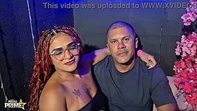 cuckold watches his hotwife at the gloryhole