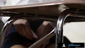 Girlsway - naughty 18yo students wants to taste their teachers pussy