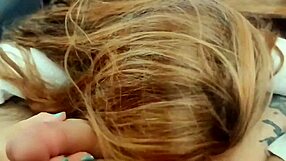 In this homemade video, the woman expresses her love for sucking his big cock in pov style