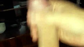 Stroking My Cock To A Hot Tranny