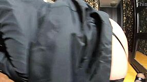 i got a blowjob fuck and cum on my fur jacket for valentine's