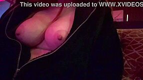 Italian Big Tits Milf Flashes Her Tits In Public, Arousing Deep Emotions.