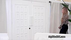 Bbc Craving Blonde Cougar Seduces New Neighbor