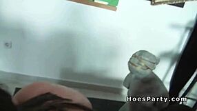 Hot Amateurs Foursome Bangs Hard in Art Class