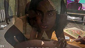 the brunette sucks and fucks everyone in the game, turning it wild.