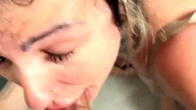 Gym personal trainer forces deepthroat until vomiting on thick cock