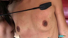 BLINDFOLDED SUBMISSIVE ASIAN DANA VESPOLI GETS TEASED AND USED BY THE LESBIAN FEMDOM SINN SAGE!