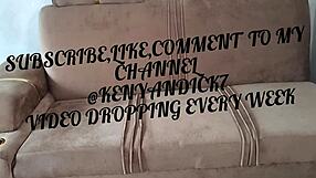 Real Kenyan Amateurs Couple Fucking His Sexy Wife at Home