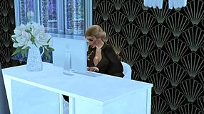 Sims 4 Porn Bella And Milla Fuck At Mortimer's Funeral Service Office