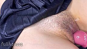 Teasing Hairy Pussy Stepdaughter Close Up And Cum Inside Her Wet Beaver