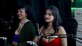 Safada performs sensual dance in sheer red