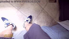 Watch Britney Mae Tease Junior Jerking Off in Taboo Roleplay Fun