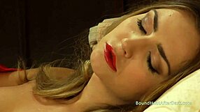 Hot Lesbian Madame In Lingerie Enjoys Pussy Licking With Slave, she commands softly.