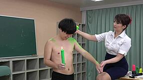 i'm in this sadistic female teachers absolute submission class, it's so intense