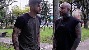 Can two neighbors really just want to eat hot latina's pussy? Felipe Skull knows the truth.