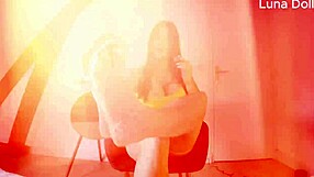 luna doll takes control with her feet in this joi session, guiding you step by step