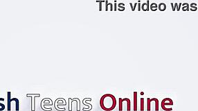 Ellie And Victoria Milk A Guy's Cock, Getting Their Uniforms Soaked In Cum.