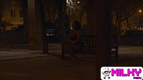 Dickflash In The Park - Big-Ass Venezuelan Can't Resist Giving Cock Suck