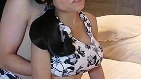 home made amateur personal shoot swimsuit big tits girlfriend nipple stimulation orgasm zoom up angle