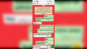 Inviting Friend's Girlfriend to Fuck Again via WhatsApp