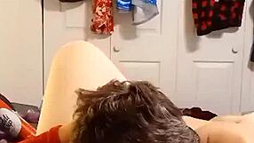 Suck whip cream off my tits and eat my pussy to orgasm