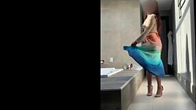 Brazilian Mature Woman Dances Sensually Outdoors