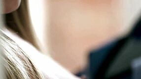 Euro babe masturbates and fingers herself solo