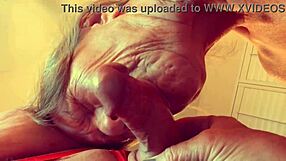 Granny Velma Dinkley solves the cocksucking cumundrum with an open bathrobe