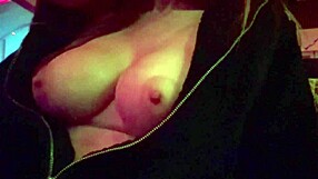 Italian Big Tits Milf Flashes Her Tits In Public, Arousing Deep Emotions.