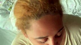 Blowjob ends cumshot!