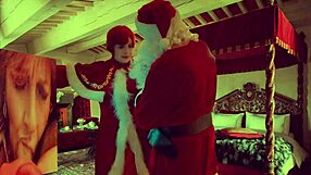 Granny Carmens Christmas In July Stick & Dick Orgasms