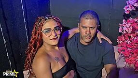 cuckold watches his hotwife at the gloryhole