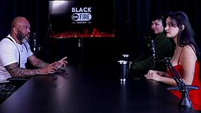 Safada performs sensual dance in sheer red