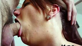 Step Daughter Practices Deep Throating