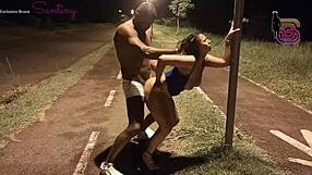 Delegate's Wife Caught Fucking Big Cock on Goiania Street