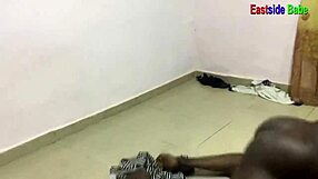 Massive hostel threesome with big black cock