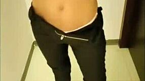 Can a beach walk lead to cock insertion with a busty brunette and her big-assed partner in underwear?