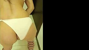 Can a beach walk lead to cock insertion with a busty brunette and her big-assed partner in underwear?