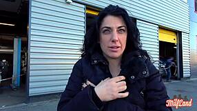 Sabrina, the hot French milf, expertly handles two massive cocks in a wild anal threesome