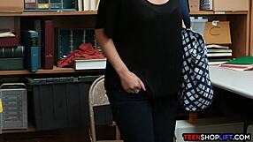 teen shoplifter reluctantly blows security guard