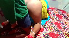 Indian aunt engages in hardcore sex with hidden cam in hotel.