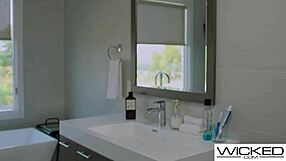 Wicked - Big Tittied Booty Call Babe Comes Over To Get Hard Dicking