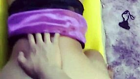 Pretty Student In Lingerie Poses.