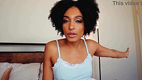 Bratty Black Step Sis Addis Fouche Begs for Big Cock in POV Roleplay