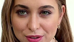 Lesbian has oral sex with imaginary friend