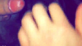 Cassandra, the travesti, casually sucks her client in this amateur scene