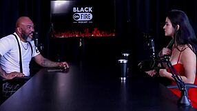 Safada performs sensual dance in sheer red