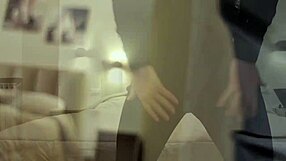 Italian babe in ripped dress squirts and pisses on huge cock with dirty talk